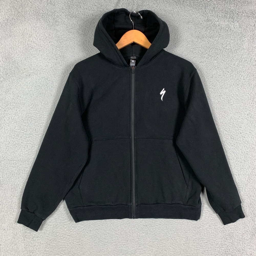 Lululemon Steady State Hoodie Men's Medium Black Fleece Lined Zip Up Specialized